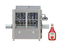 Pakiranje rajčice Jar Ketchup punjenje pakovanje